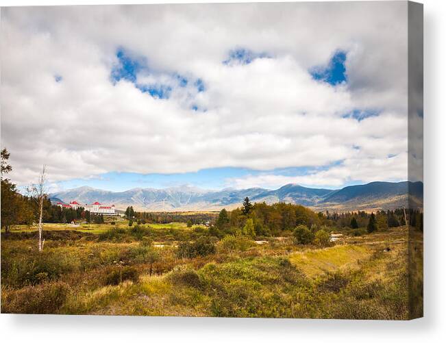 Fall Canvas Print featuring the photograph Mount Washington Hotel by Robert Clifford