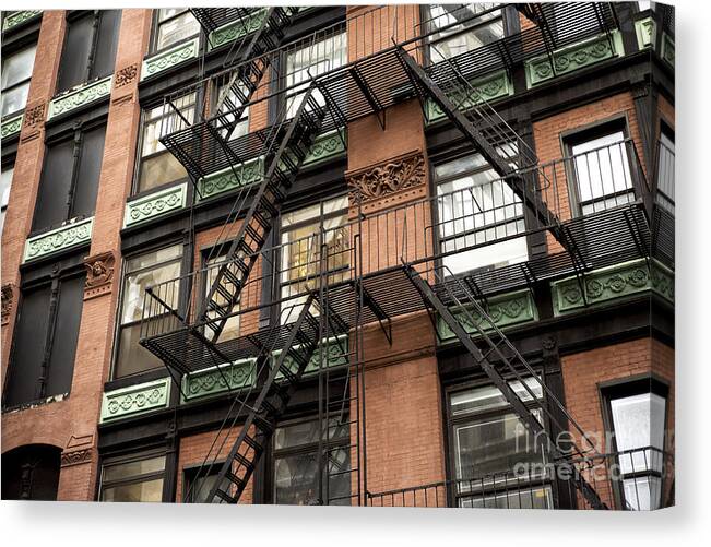 Soho Dimensions Canvas Print featuring the photograph SOHO Dimensions by John Rizzuto