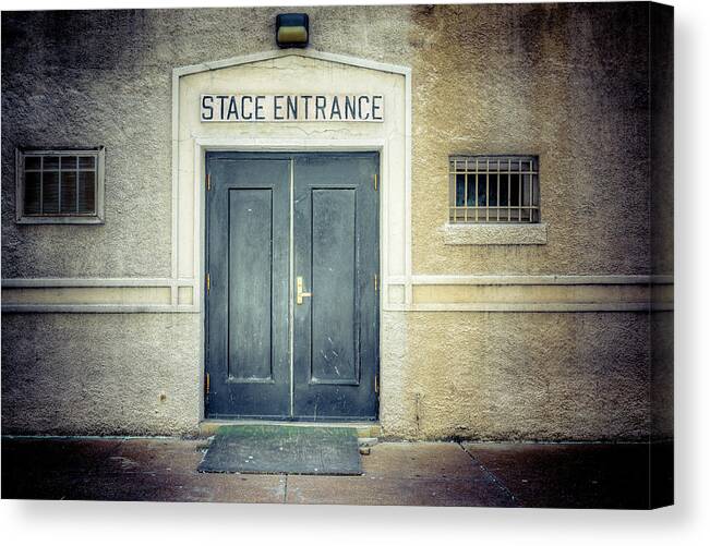 St. Louis Canvas Print featuring the photograph St. Louis Stage Entrance by Spencer McDonald