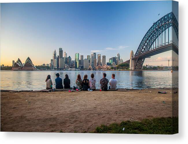 Sydney Canvas Print featuring the photograph The Morning After by Az Jackson