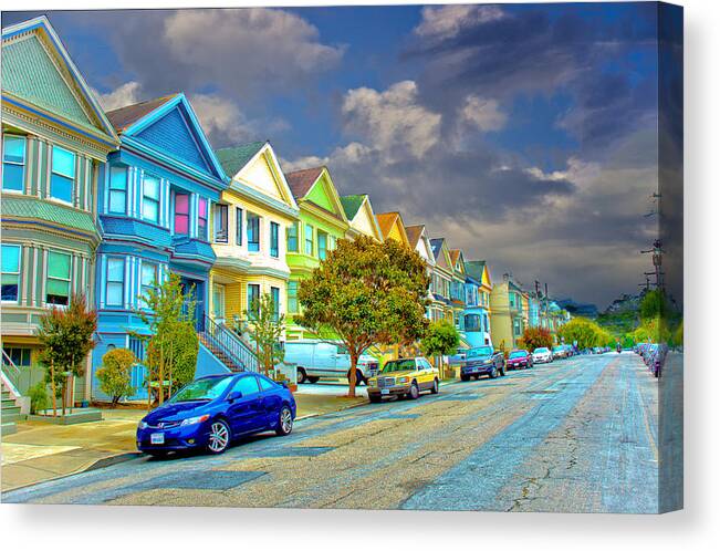 San Francisco Canvas Print featuring the photograph The Streets of San Francisco by Joseph Hollingsworth