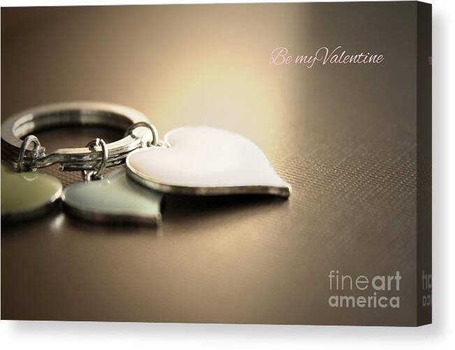 Hearts Canvas Print featuring the photograph Valentine by Lynn England