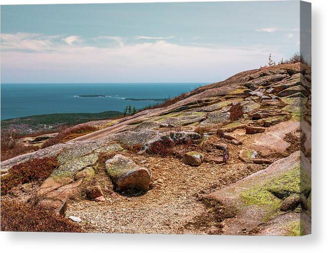 Acadia National Park Canvas Print featuring the photograph Acadia NP - Pink Cadillac by ProPeak Photography