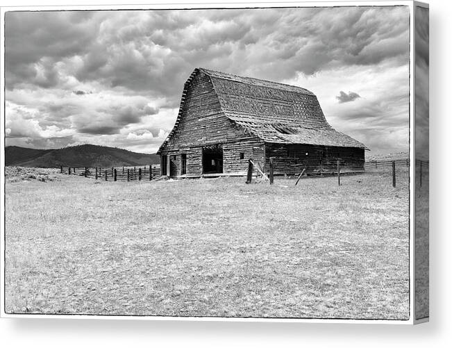 Abandoned Canvas Print featuring the photograph Alone on the Prairie by ProPeak Photography