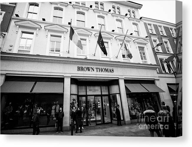 Brown Thomas department store on Grafton street Dublin republic of Ireland  Canvas Print
