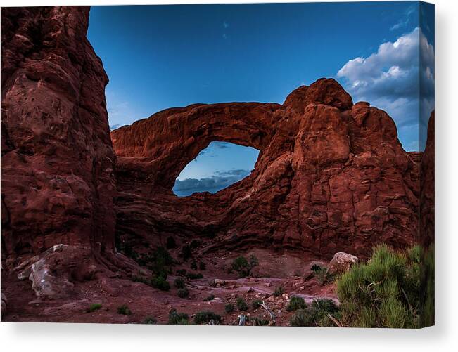 America Canvas Print featuring the photograph Last Light Through the South Window by ProPeak Photography