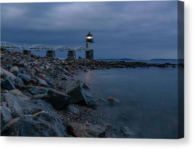 America Canvas Print featuring the photograph Marshall Point Just Before Dawn by ProPeak Photography