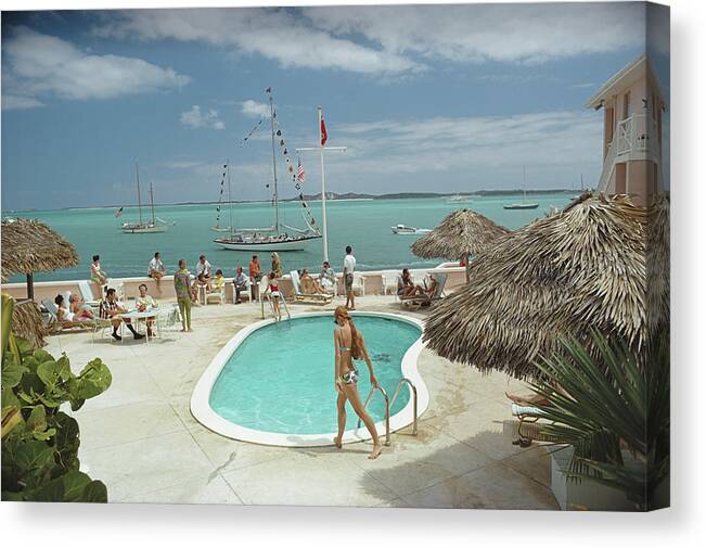People Canvas Print featuring the photograph Peace And Plenty by Slim Aarons