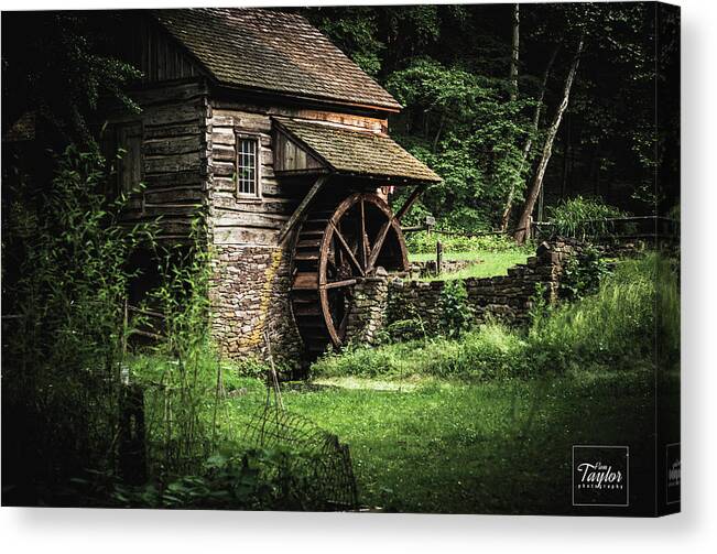 Old Mill Canvas Print featuring the photograph The Old Mill by Pamela Taylor