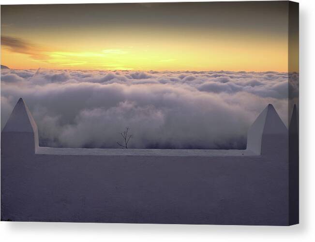 Landscape Canvas Print featuring the photograph Heaven by Gary Browne