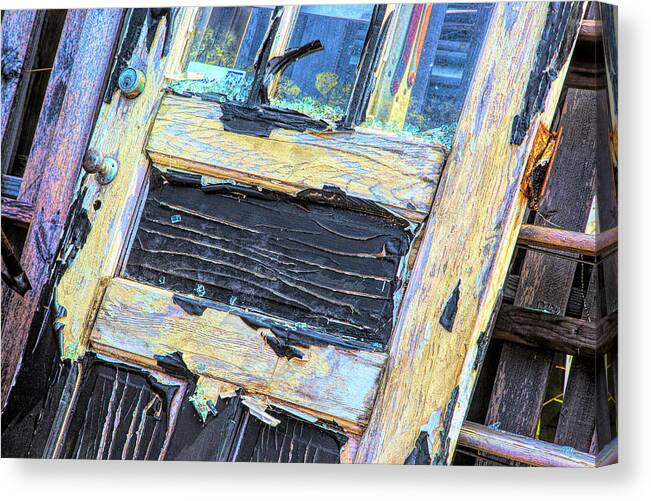Old Door Canvas Print featuring the digital art Journey Two by Steve Ladner