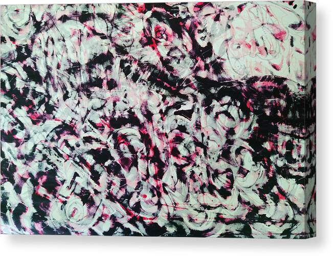 Ls-015 Canvas Print featuring the mixed media Ls-015 by Spdr Tnk