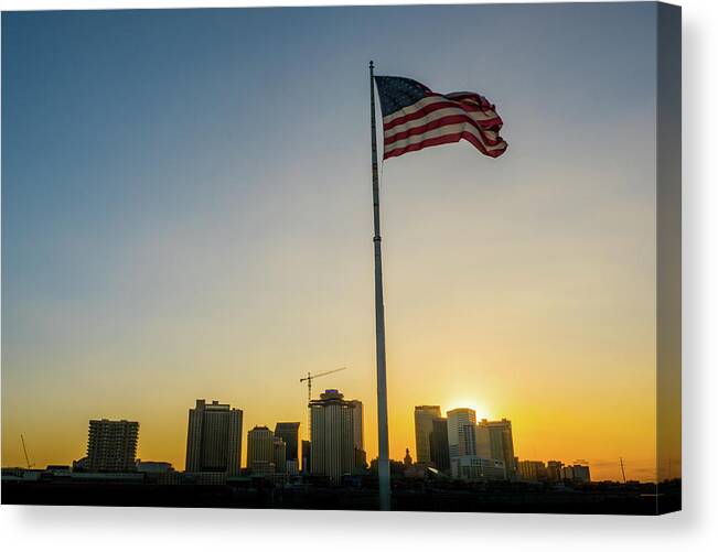 New Orleans Canvas Print featuring the photograph NOLA Sun by Jessica Yurinko
