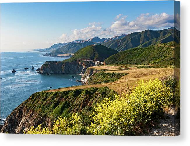 California Canvas Print featuring the photograph On the Edge of Wonderland by Dan Carmichael