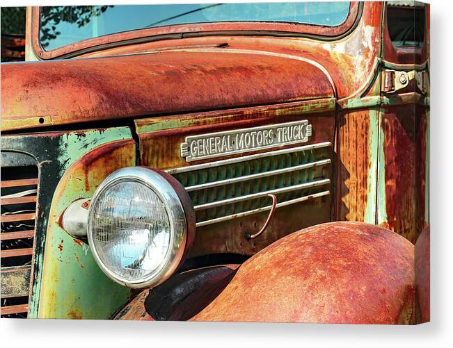 Old Pickup Truck Canvas Print featuring the photograph Rusty Truck by Rick Perkins