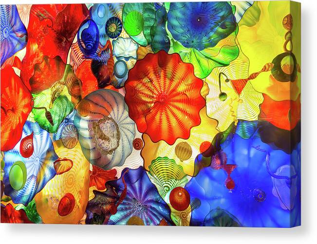 Glass Canvas Print featuring the photograph Sea of Glass by Quin DeVarona
