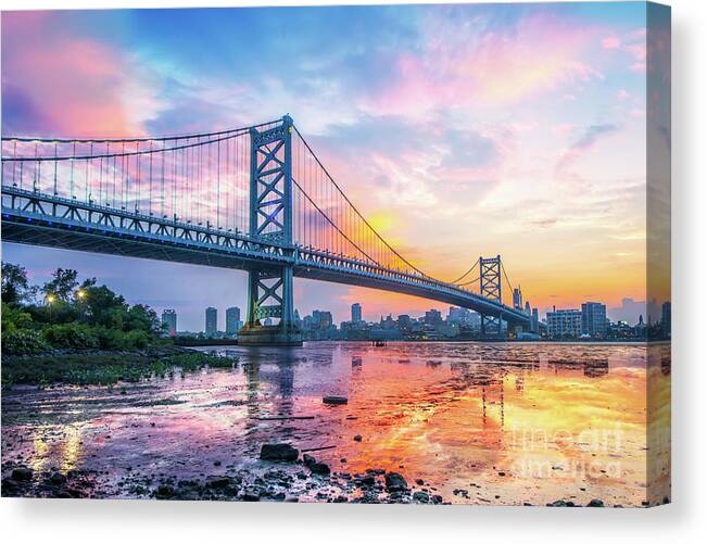 Ben Canvas Print featuring the photograph Sunset on the Ben by Stacey Granger