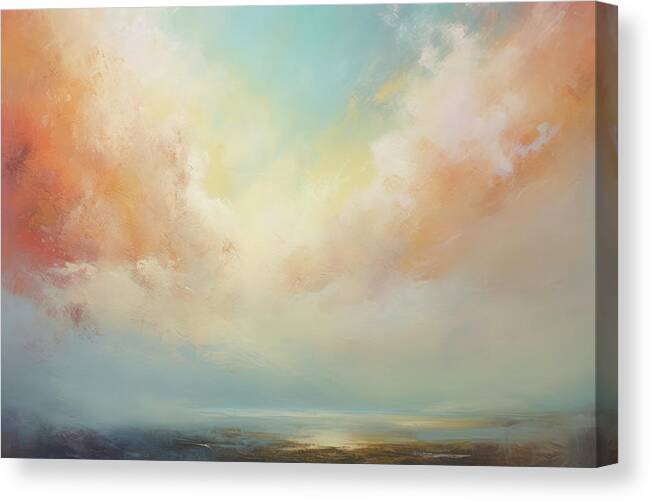 Wide Open Spaces Canvas Print featuring the painting Wide Open Spaces Return To The Sea 1 by Jai Johnson