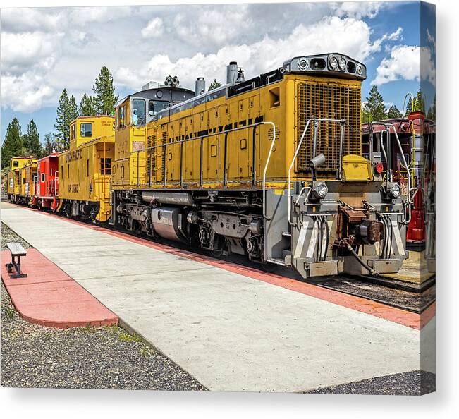 Engine Canvas Print featuring the photograph Engine #1042 by Thomas Hall