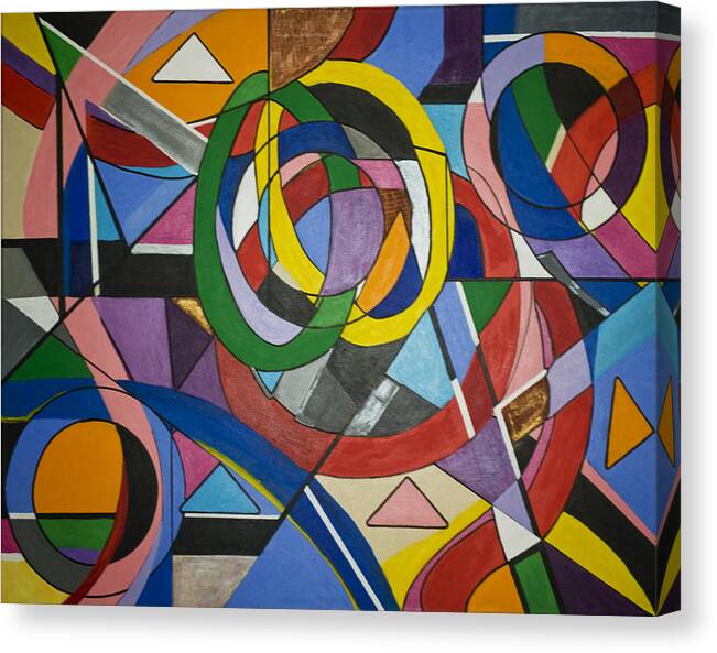 Painting Gallery Canvas Print featuring the painting Evolve Love by Jose Rojas