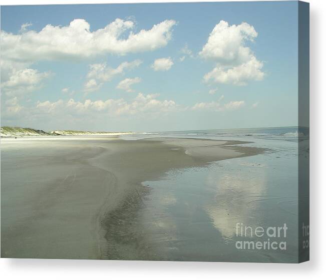 Clouds Canvas Print featuring the photograph Arriving Light by Mark Messenger