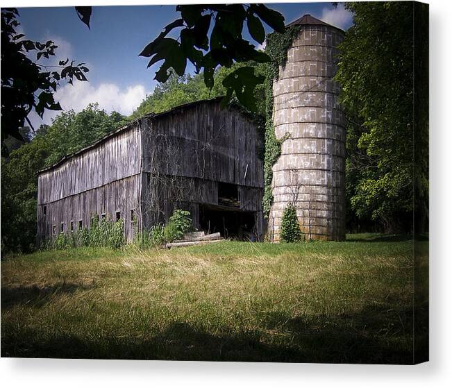 Peak's Mill Canvas Print featuring the photograph Memories of Peak's Mill by Wayne Stacy