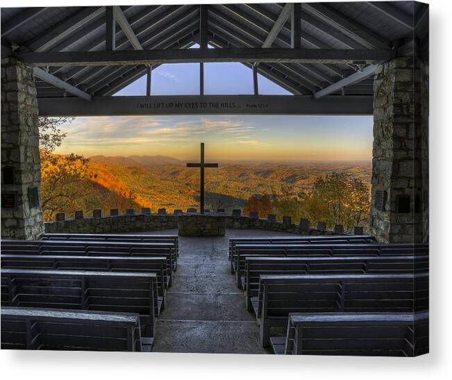 Chapel Canvas Print featuring the photograph Pretty Place Chapel by Douglas Berry