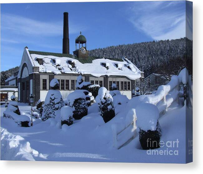 Whisky Canvas Print featuring the photograph Tormore Distillery - Scotland by Phil Banks