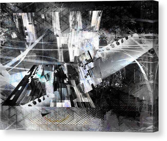 Art Canvas Print featuring the digital art Back in time by Art Di