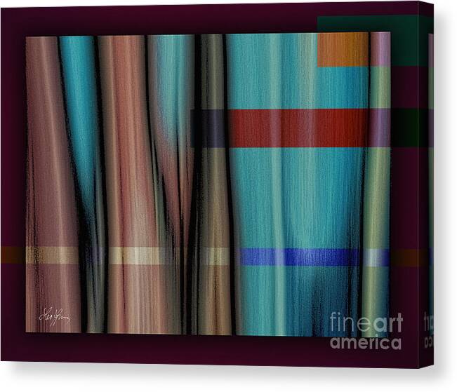 Colors Canvas Print featuring the digital art Colors Of Memories by Leo Symon