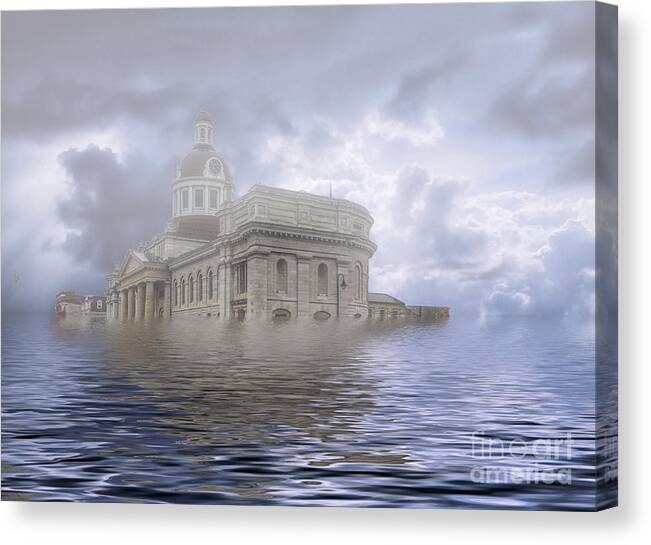 Architecture Canvas Print featuring the photograph Lake Ontario 2115 by Roger Monahan
