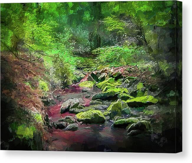 North Carolina Canvas Print featuring the photograph Greens the Thing ap by Dan Carmichael