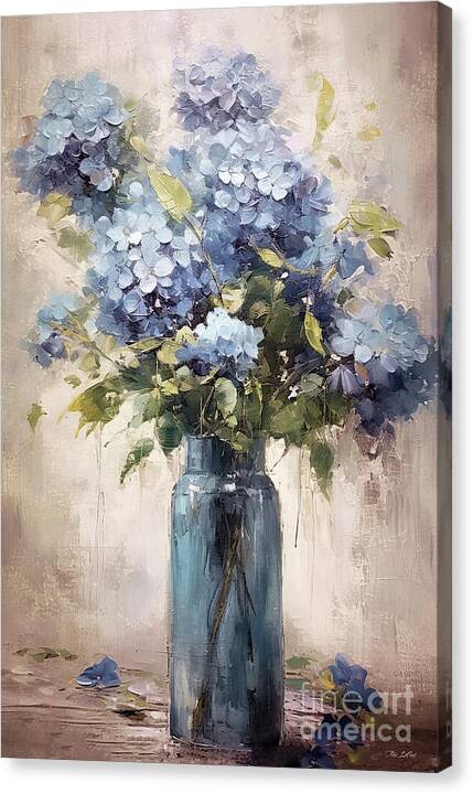 Summer Blue Hydranges by Tina LeCour