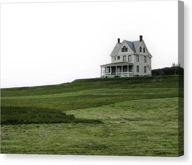 Widbey Canvas Print featuring the photograph Widbey House by Michaelalonzo Kominsky
