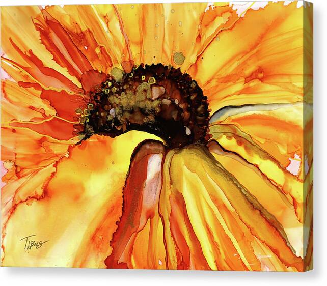  Canvas Print featuring the painting United Ukraine by Julie Tibus