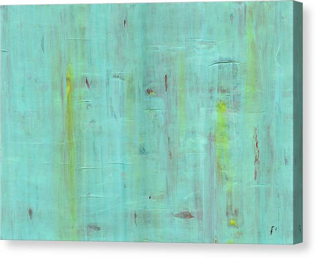 Gamma 37 Canvas Print featuring the painting Gamma #37 Abstract Wall Art by Sensory Art House