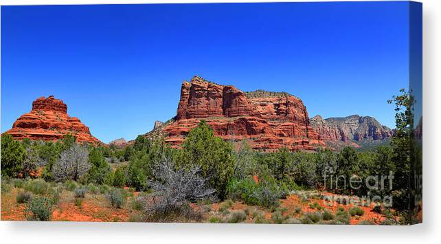 Bell Rock Canvas Print featuring the photograph Bell Rock by Paul Mashburn