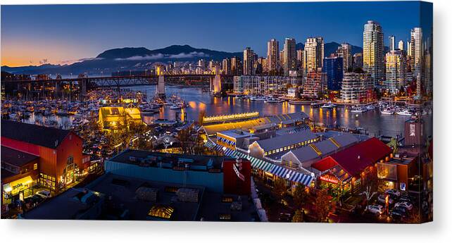Vancouver Canvas Print featuring the photograph Granville Island Public Market by Alexis Birkill