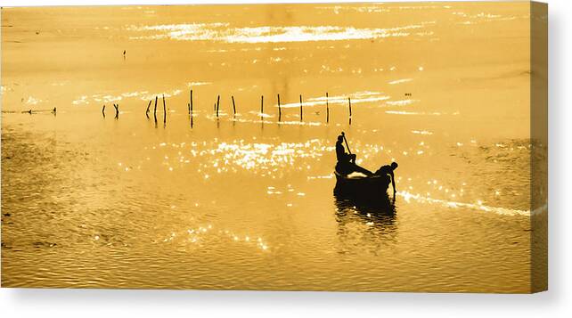 Boat Canvas Print featuring the photograph Life is But a Dream by John Hansen