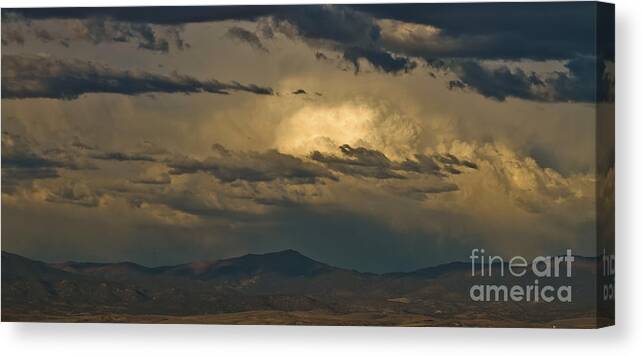 A Rolling Boil Canvas Print featuring the photograph A Rolling Boil by Mitch Shindelbower