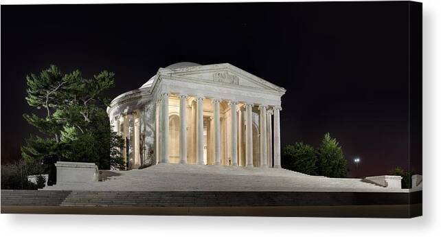 Metro Canvas Print featuring the photograph Jefferson Memorial by Metro DC Photography