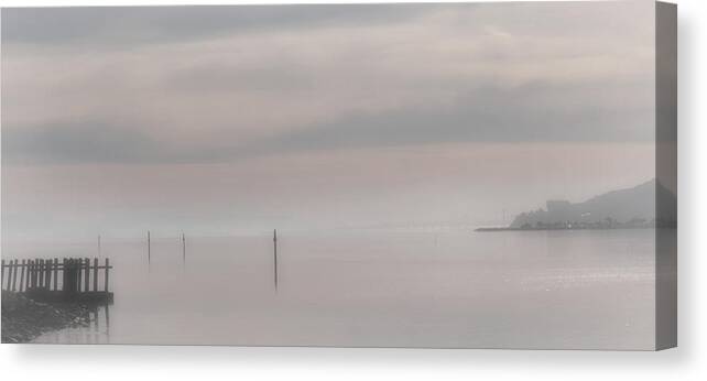 Landscape Canvas Print featuring the photograph Sausalito Morning by Frank Lee