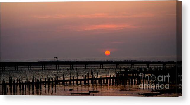 Northern Canvas Print featuring the photograph At Days End #3 by Nick Boren