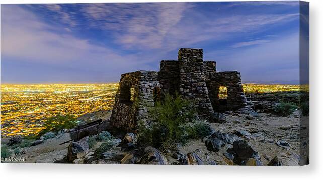 Dobbins Point Canvas Print featuring the photograph Dobbins Point by Mike Ronnebeck