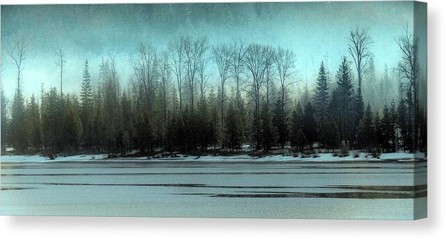 Trees Canvas Print featuring the photograph Into The Mystic Too by Joy McAdams
