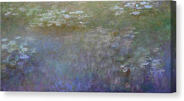 Abstract In The Living Room Canvas Print featuring the digital art Inv Blend 7 Monet by David Bridburg