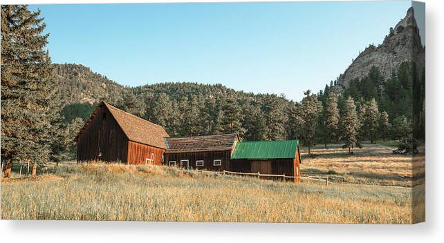 Rmnp Canvas Print featuring the photograph McGraw Ranch by Sean Allen