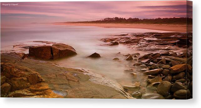 Seascape Photography Canvas Print featuring the photograph Ocean beauty 801 by Kevin Chippindall