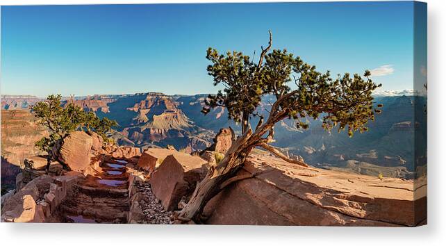 Grand Canyon Canvas Print featuring the photograph South Kaibab Grand Canyon by Phil Abrams