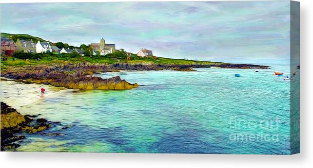 Scotland Canvas Print featuring the photograph Summertime, Isle of Iona by Judi Bagwell